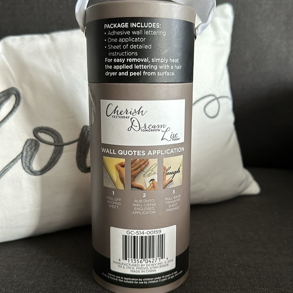 Designer Wall Lettering - CHERISH DREAM LIVE - Picture 4 of 4